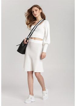 Kremowa Spódnica Sireilla ze sklepu Renee odzież w kategorii Spódnice - zdjęcie 94979203