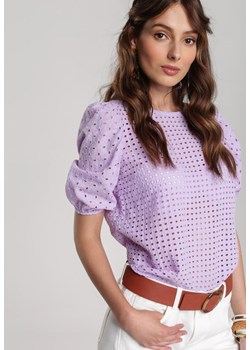 Lawendowa Bluzka Kris ze sklepu Renee odzież w kategorii Bluzki damskie - zdjęcie 94982314