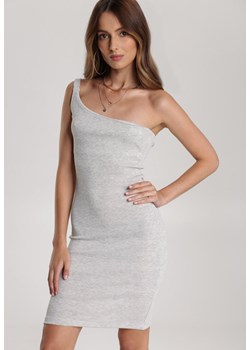Szara Sukienka Auraviane ze sklepu Renee odzież w kategorii Sukienki - zdjęcie 94984942