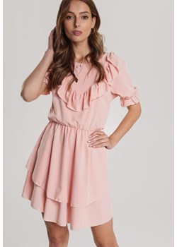 Różowa Sukienka Pallerodia ze sklepu Renee odzież w kategorii Sukienki - zdjęcie 94986111