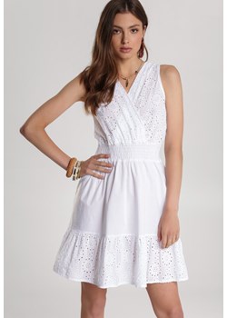 Biała Sukienka Neridella ze sklepu Renee odzież w kategorii Sukienki - zdjęcie 94986151