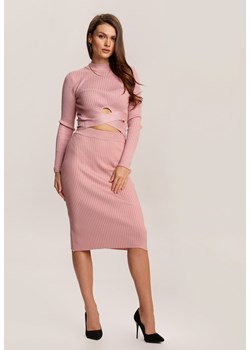 Różowy Komplet Dwuczęściowy Isiraith ze sklepu Renee odzież w kategorii Komplety i garnitury damskie - zdjęcie 94987093