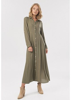 Zielona Sukienka Controllable ze sklepu Born2be Odzież w kategorii Sukienki - zdjęcie 94997694
