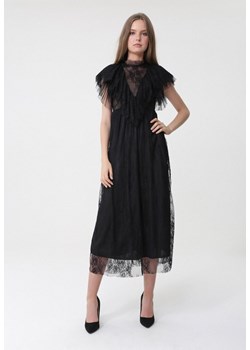 Czarna Sukienka Characteriz ze sklepu Born2be Odzież w kategorii Sukienki - zdjęcie 94998403