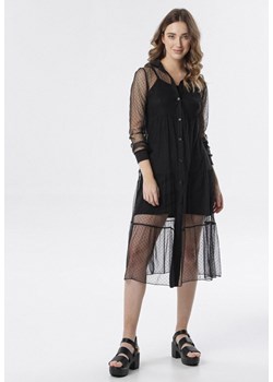 Czarna Sukienka Claudia ze sklepu Born2be Odzież w kategorii Sukienki - zdjęcie 94999952