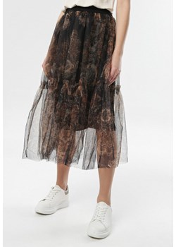 Czarna Spódnica Tempbam ze sklepu Born2be Odzież w kategorii Spódnice - zdjęcie 95000124