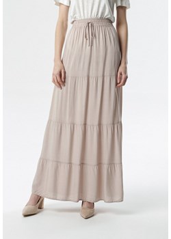 Beżowa Spódnica Amalthea ze sklepu Born2be Odzież w kategorii Spódnice - zdjęcie 95001400
