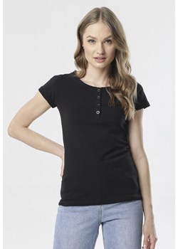Czarny T-shirt Oranore ze sklepu Born2be Odzież w kategorii Bluzki damskie - zdjęcie 95003551