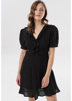 Czarna Sukienka Ophis ze sklepu Born2be Odzież w kategorii Sukienki - zdjęcie 95007204