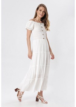 Biała Sukienka Ciririla ze sklepu Born2be Odzież w kategorii Sukienki - zdjęcie 95009753