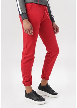 Czerwone Spodnie Dresowe Felyera ze sklepu Born2be Odzież w kategorii Spodnie damskie - zdjęcie 95015801