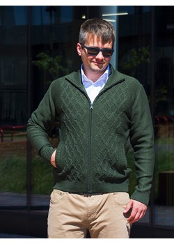 Oskar (duży) - oliwka - 3XL ze sklepu Swetry Lasota w kategorii Swetry męskie - zdjęcie 96887033