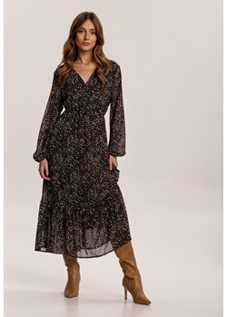 Granatowa Sukienka Boulderblossom ze sklepu Renee odzież w kategorii Sukienki - zdjęcie 96982854