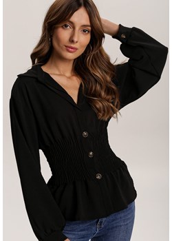 Czarna Bluzka Peachtwig ze sklepu Renee odzież w kategorii Koszule damskie - zdjęcie 97058450