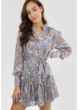 Jasnoniebieska Sukienka Bluefall ze sklepu Born2be Odzież w kategorii Sukienki - zdjęcie 97067430