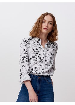 Cropp - Koszula Mickey Mouse - biały ze sklepu Cropp w kategorii Bluzki damskie - zdjęcie 97217781