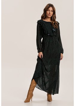 Ciemnozielona Sukienka Hial ze sklepu Renee odzież w kategorii Sukienki - zdjęcie 97438110