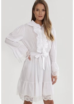 Biała Sukienka Trislar ze sklepu Born2be Odzież w kategorii Sukienki - zdjęcie 98084552