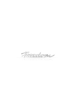 Broszka srebrna Freedom WWK/BS1492 ze sklepu W.KRUK w kategorii Broszki - zdjęcie 98302751