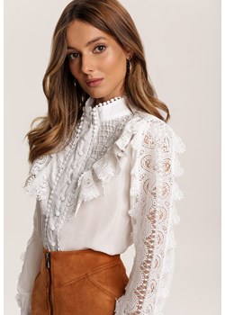 Biała Koszula Meridtila ze sklepu Renee odzież w kategorii Bluzki damskie - zdjęcie 98974133