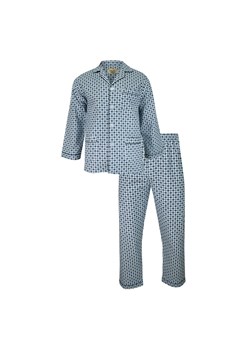 Piżama Niebiesko-Granatowa, Dwuczęściowa, Bawełniana, Koszula Długi Rękaw, Długie Spodnie -FORMAX PIZKOWFRMX0001 ze sklepu JegoSzafa.pl w kategorii Piżamy męskie - zdjęcie 99079770