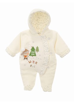 Beżowa odzież dla niemowląt Sofija na zimę z bawełny 
