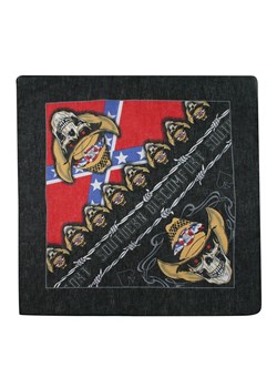 Bandamka w Czaszkę Kowboja, Bandana, 100% Bawełna, Chusta Ochronna na Twarz -ALTIES BDMKALTS0026 ze sklepu JegoSzafa.pl w kategorii Szaliki męskie - zdjęcie 99385272