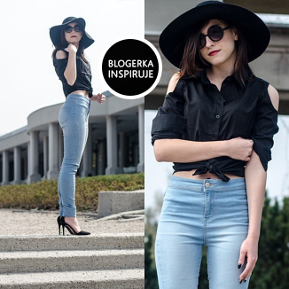 Stylizacje z czernią na lato