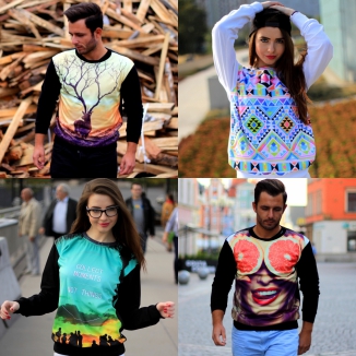 Bluzy z printami dla niego i dla niej