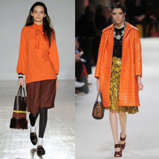 Inspiracja z wybiegów - pomarańcz