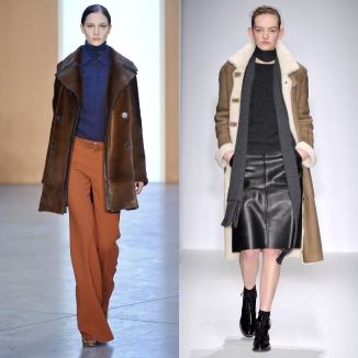 Inspiracje z wybiegów: kożuch na mroźne dni