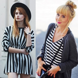 Jak nosić ubrania w paski?