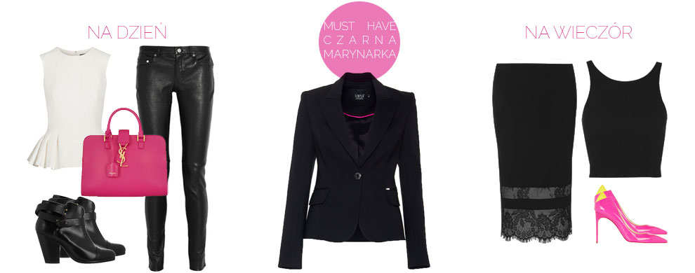 MUST HAVE - czarna marynarka