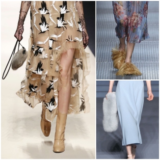 Wybór projektantów: futrzane dodatki