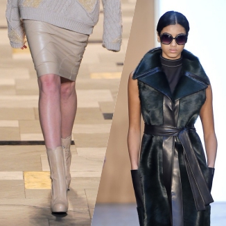 Wybór projektantów: skórzane ubrania